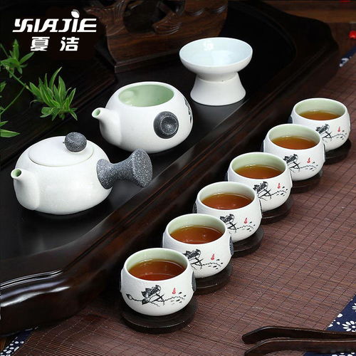 夏潔雪花釉功夫茶具套裝 品味傳統(tǒng)與簡約的創(chuàng)意茶藝